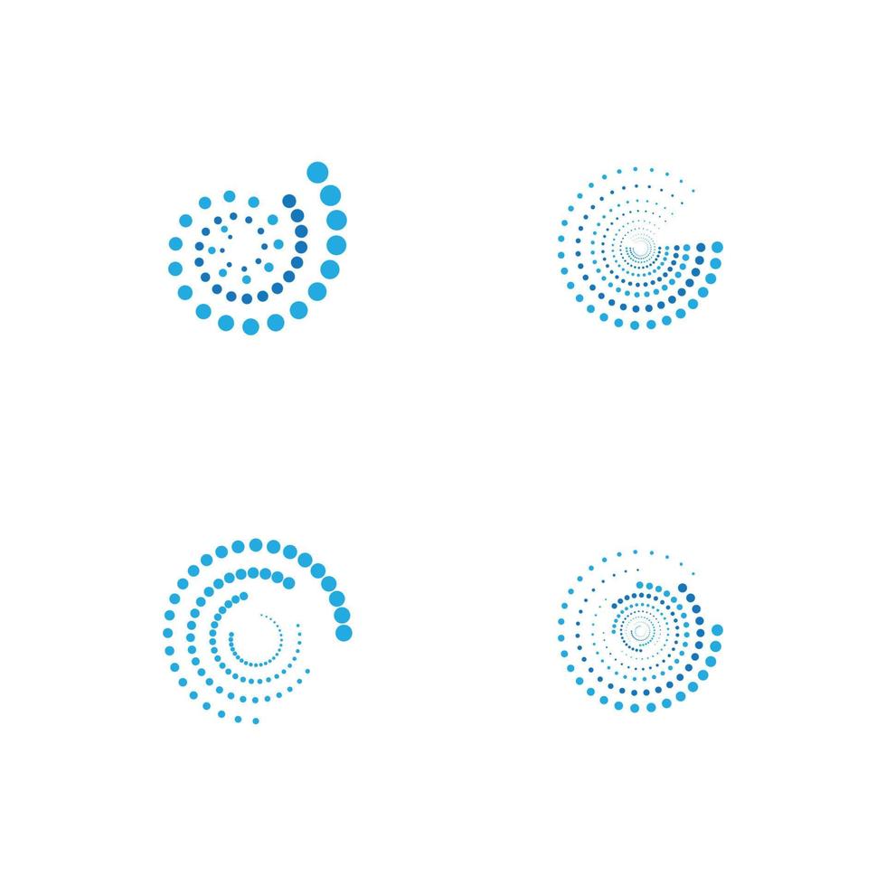 halftoon cirkel stippen vector illustratie ontwerp