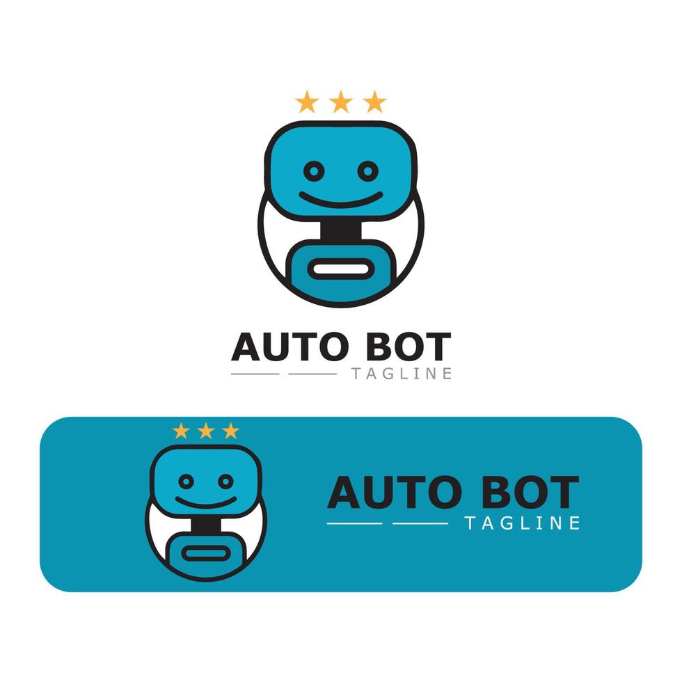 robot pictogram vector