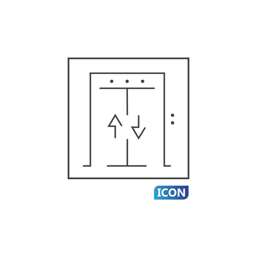 deur pictogram vectorillustratie vector