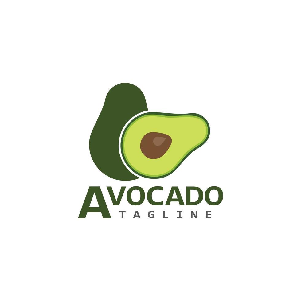 avocado vector pictogram illustratie ontwerp