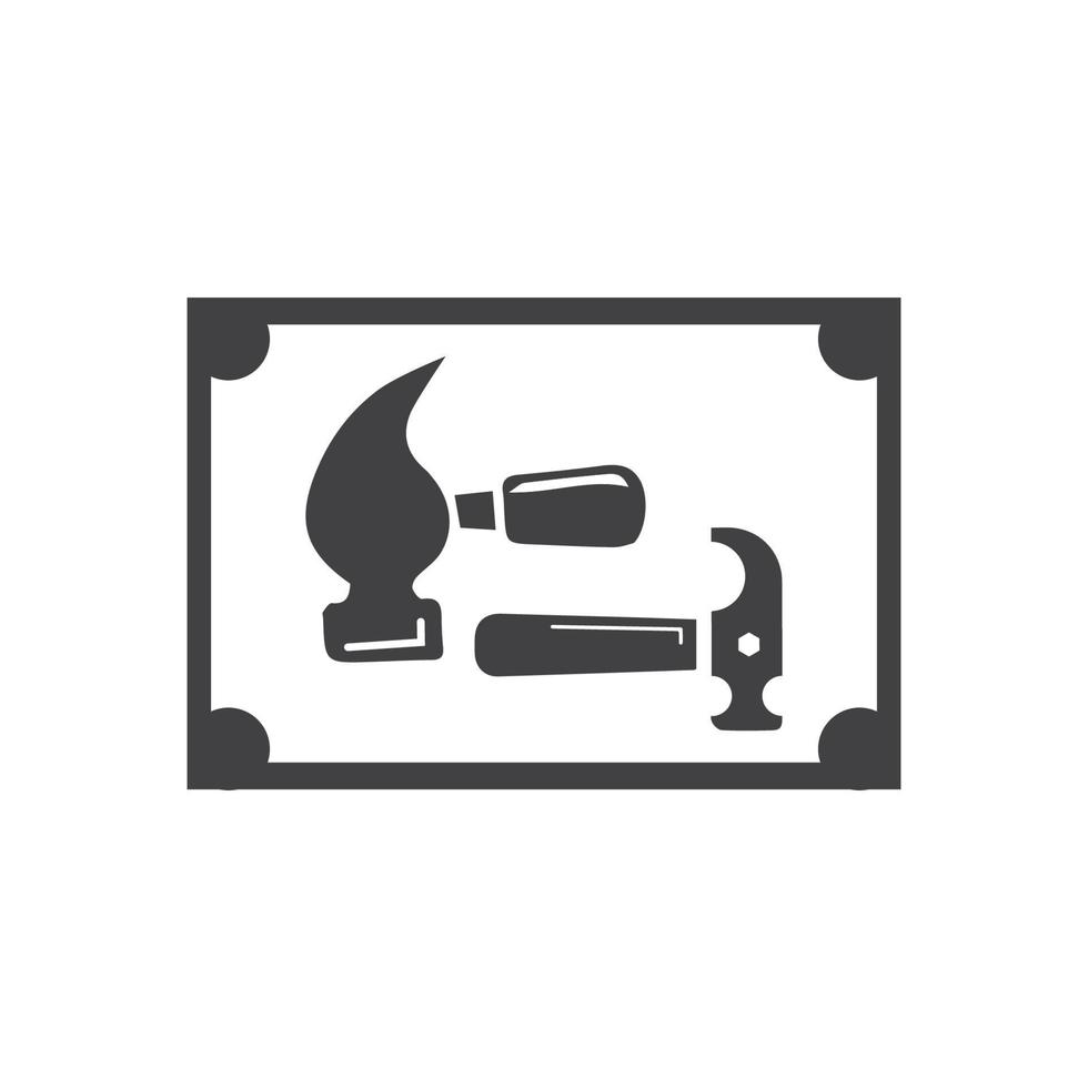 service tools vector pictogram illustratie ontwerpsjabloon