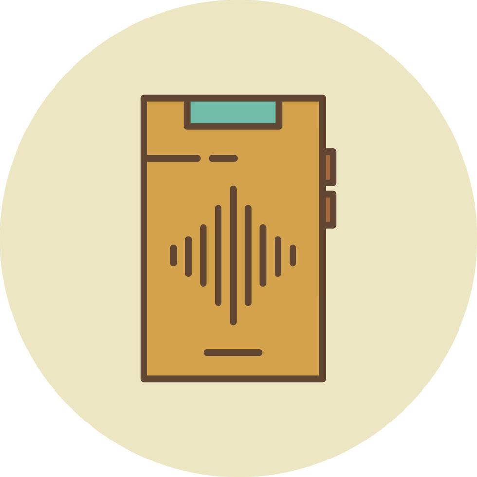 audio gevuld retro vector