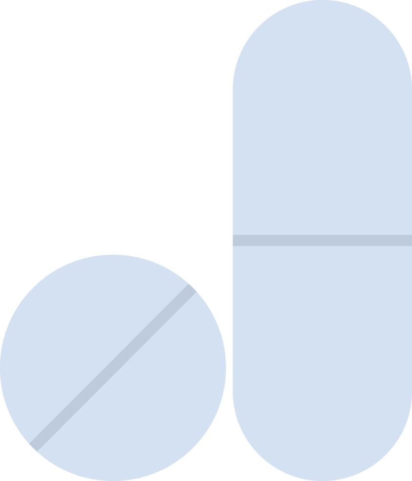 platte pictogram capsules vector