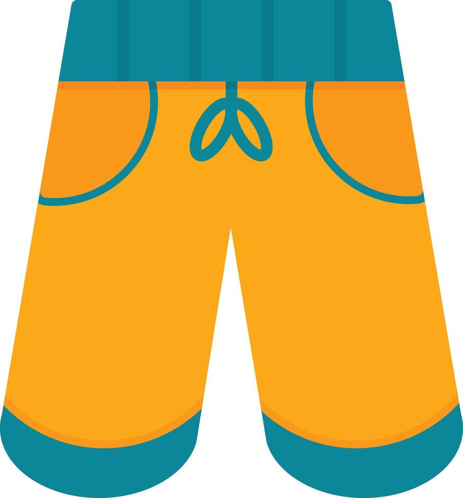 korte broek platte pictogram vector