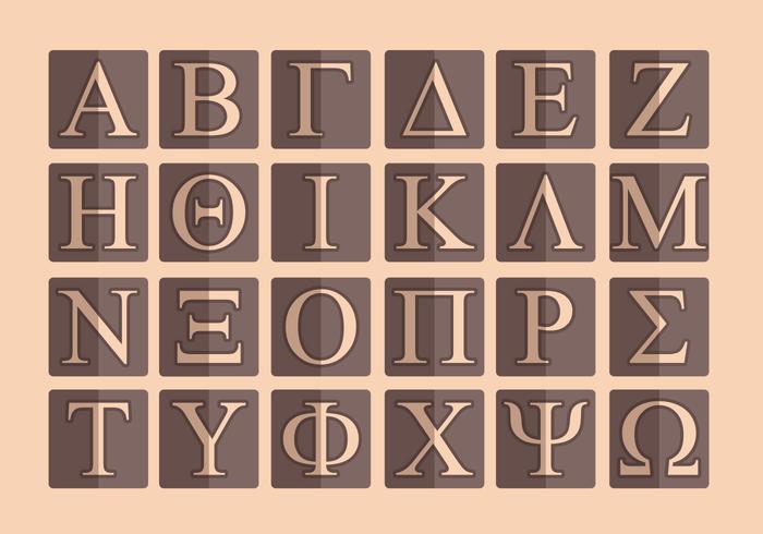 Grieks Alfabet Vector Pack