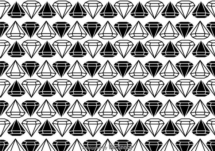 Zwart-wit Diamanten Patroon vector