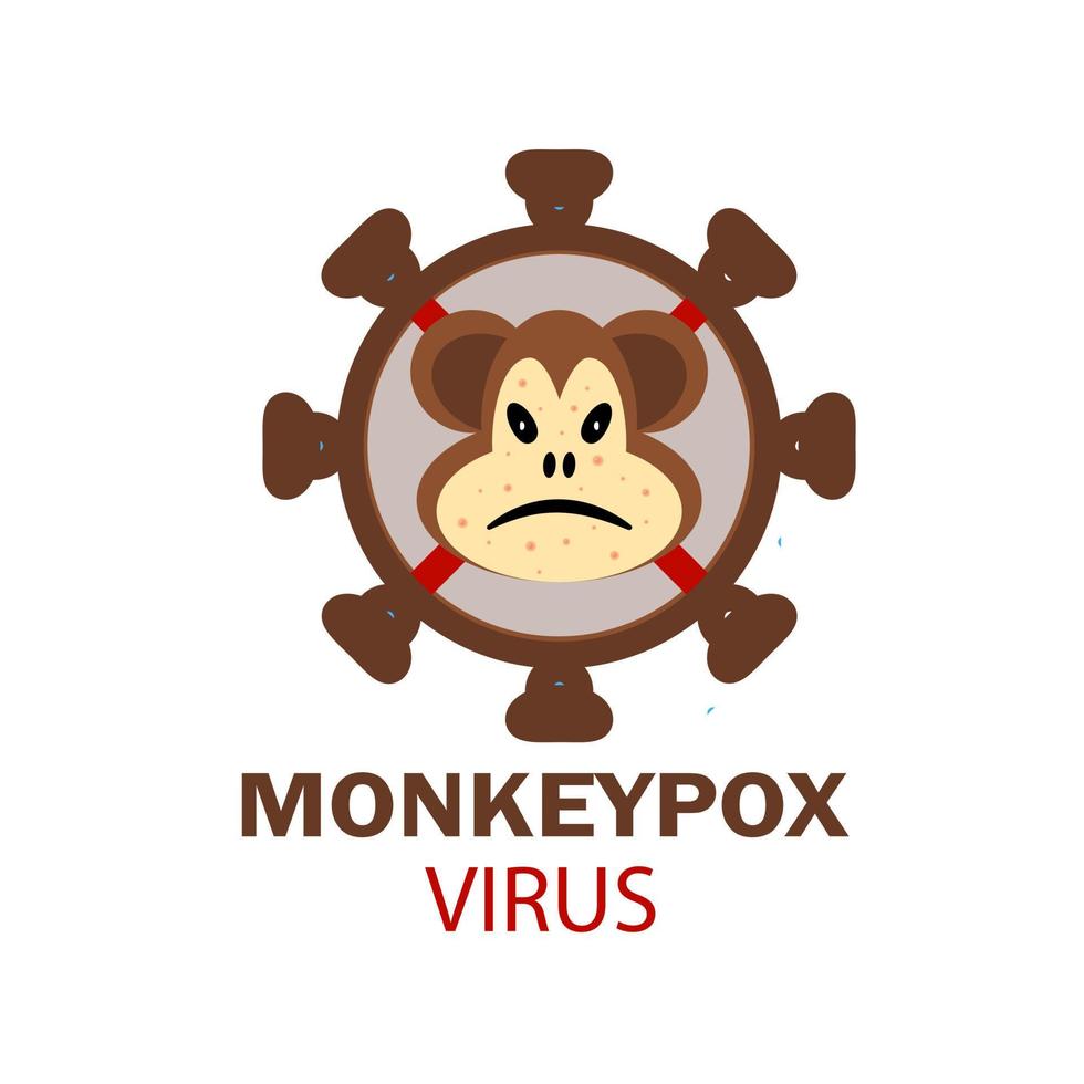 mokey pox virus uitbraak pandemische ziekte verspreid bewustzijn en alert vector