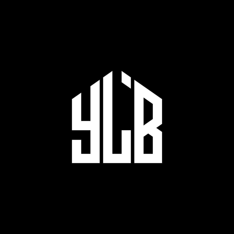 ylb brief logo ontwerp op zwarte achtergrond. ylb creatieve initialen brief logo concept. ylb-briefontwerp. vector