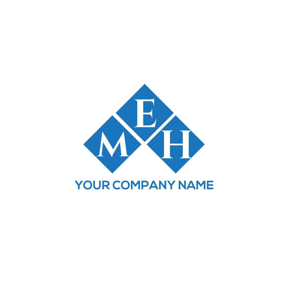 meh brief design.meh brief logo ontwerp op zwarte achtergrond. meh creatieve initialen brief logo concept. meh brief design.meh brief logo ontwerp op zwarte achtergrond. m vector