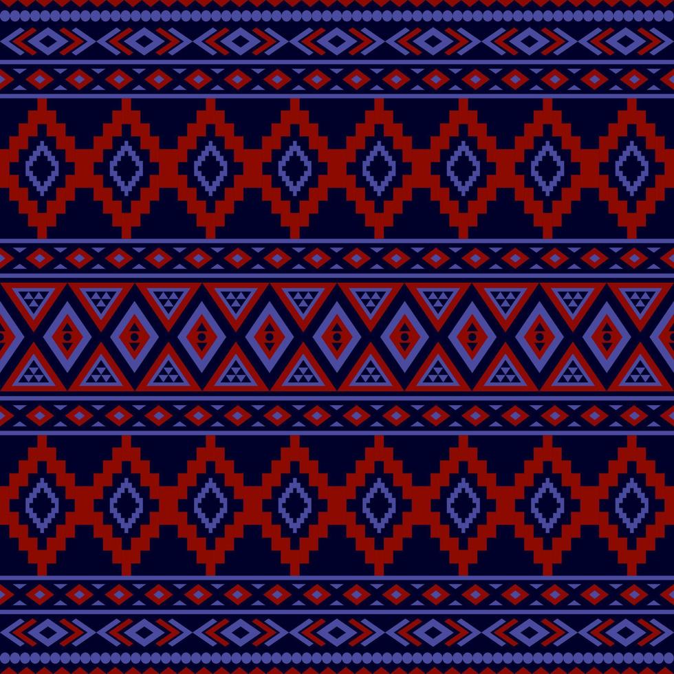 gemetrisch etnisch naadloos patroon traditioneel. ontwerp voor achtergrond, tapijt, behang, kleding, inwikkeling, batic, stof, vector illustraion. borduurstijl.
