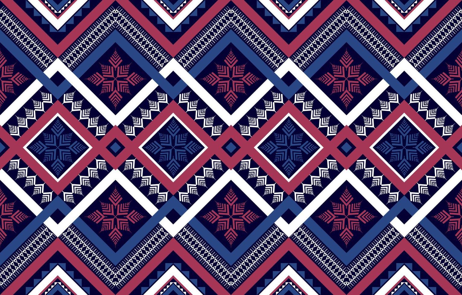 geometrische etnische naadloze patroon tribal traditionele. bloem decoratie. ontwerp voor achtergrond, illustratie, behang, stof, textuur, batik, tapijt, kleding, borduurwerk vector