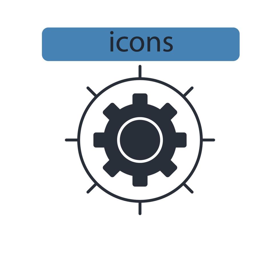 prestatiepictogrammen symbool vectorelementen voor infographic web vector