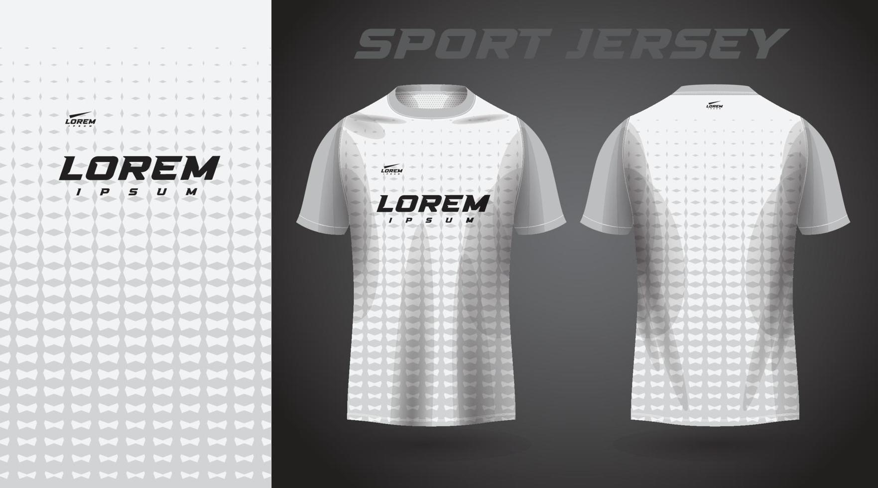 wit shirt sport jersey ontwerp vector