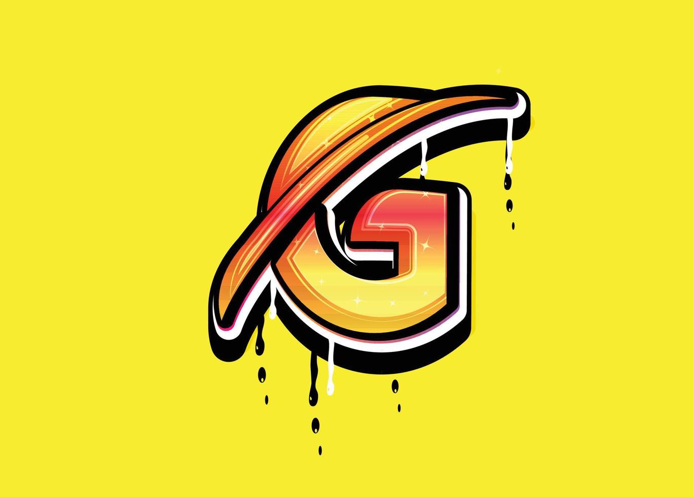 g brief swoosh logo vector