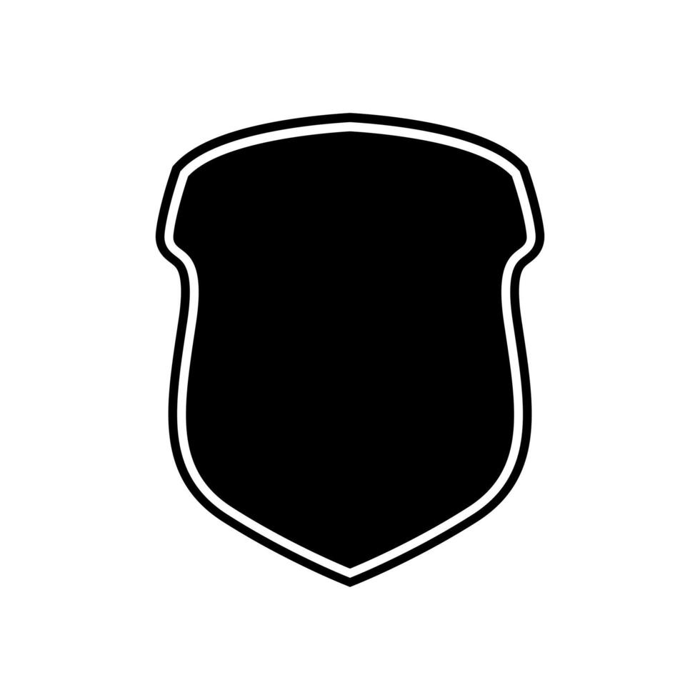 schild vectorillustratie. schild vorm pictogrammen. symbool vorm. verschillende schilden collectie. politie badge. veiligheidssymbool. beschermen schild vlakke stijl - voorraad vector. vector