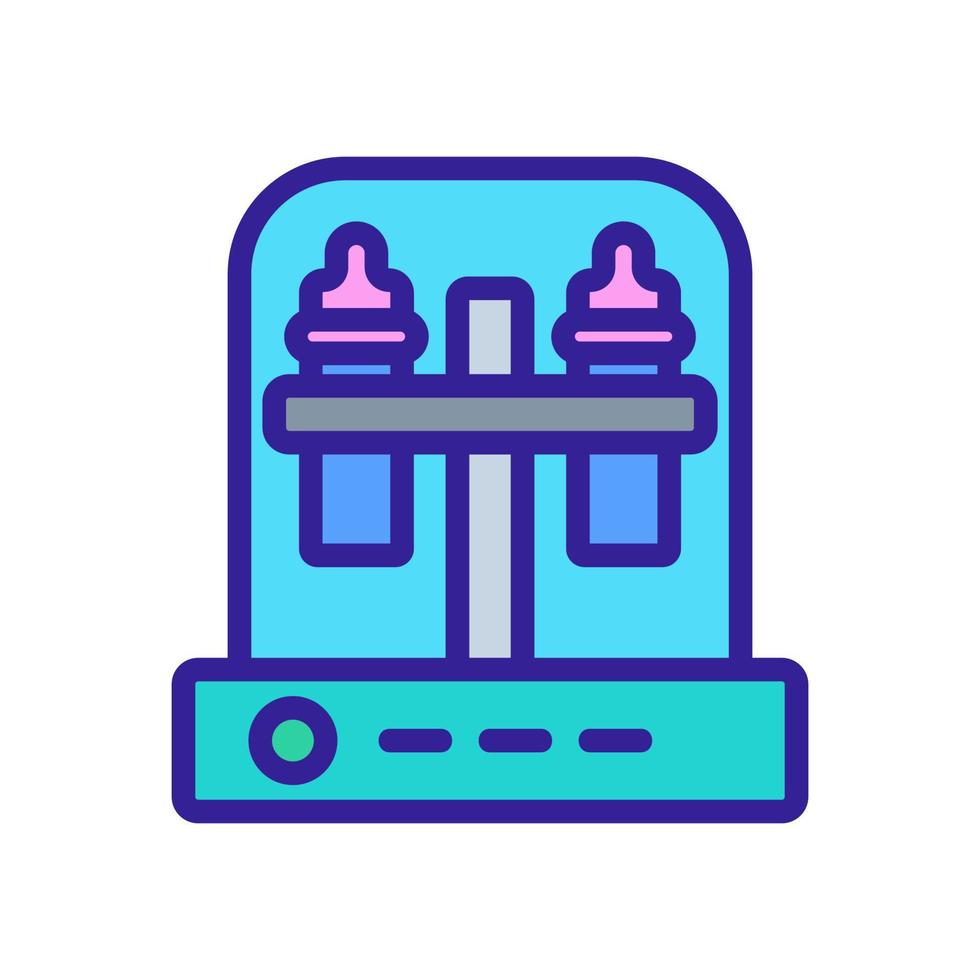 sterilisatie elektronische apparatuur pictogram vector overzicht illustratie