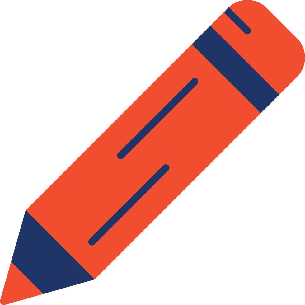 potlood kleur icoon vector