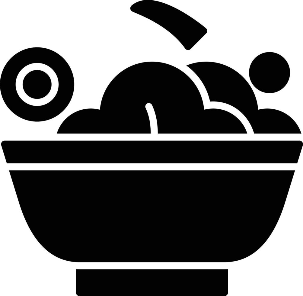 koken glyph icoon vector