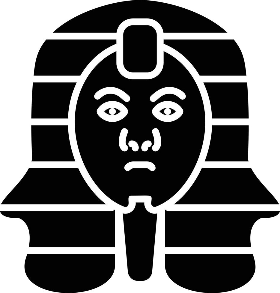 farao glyph icoon vector