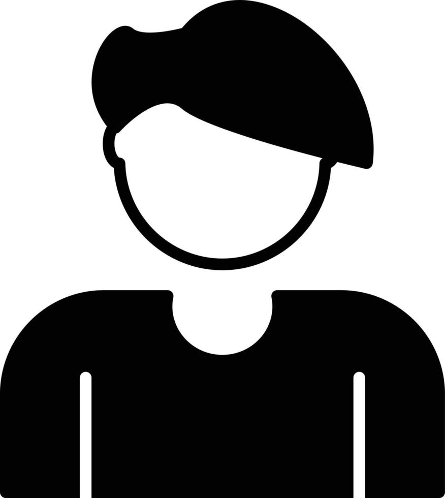manager glyph-pictogram vector