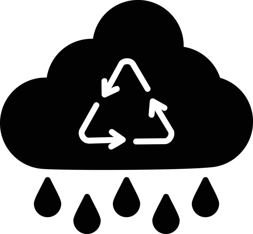 wolk glyph-pictogram vector