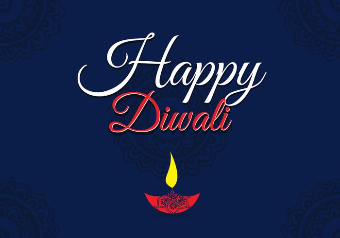 Gelukkige diwali vector