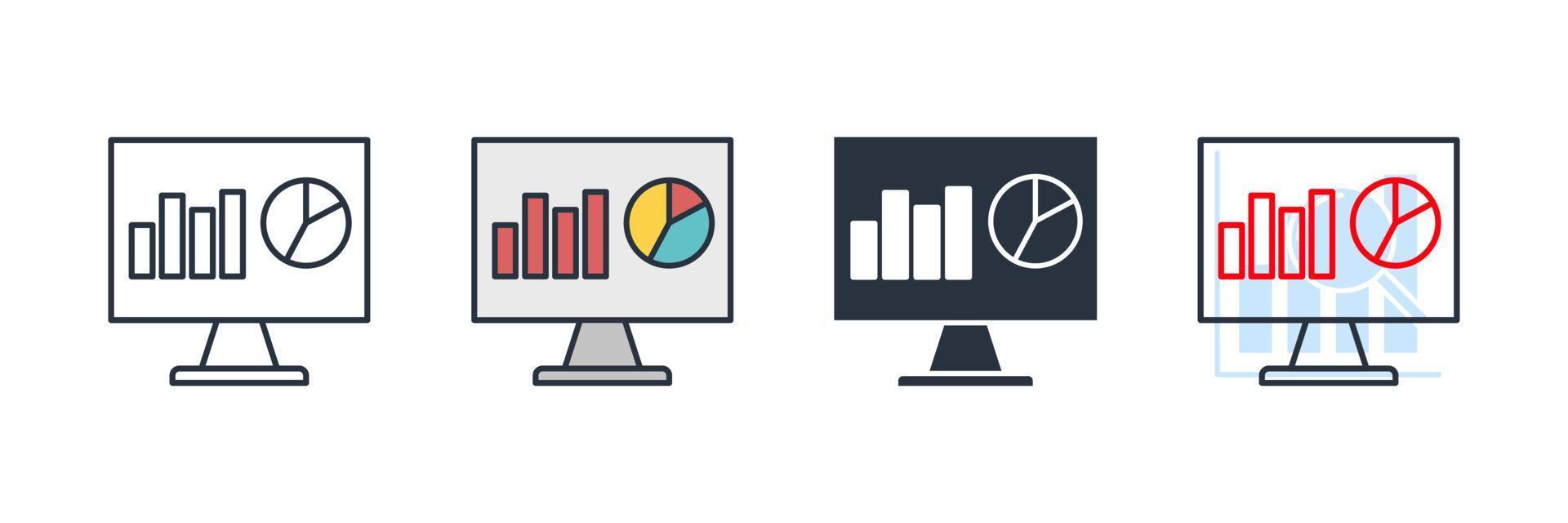 toezicht pictogram logo vectorillustratie. dashboard admin symboolsjabloon voor grafische en webdesign collectie vector