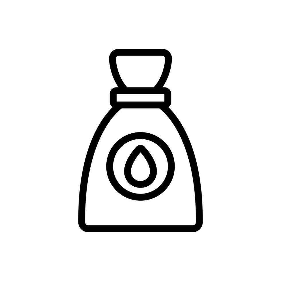 olie cosmetische lotion pictogram vector overzicht illustratie