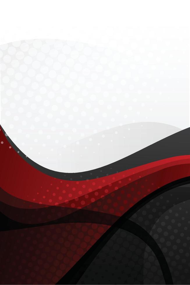 abstracte achtergrond kromme golf rood grijze en witte achtergrond vectorillustratie vector