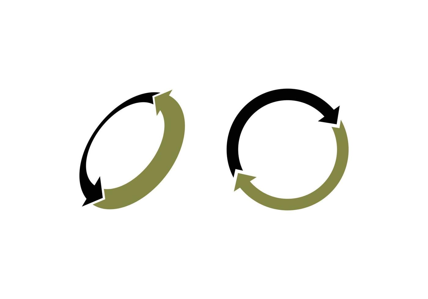 recycle logo teken ontwerp illustratie vector
