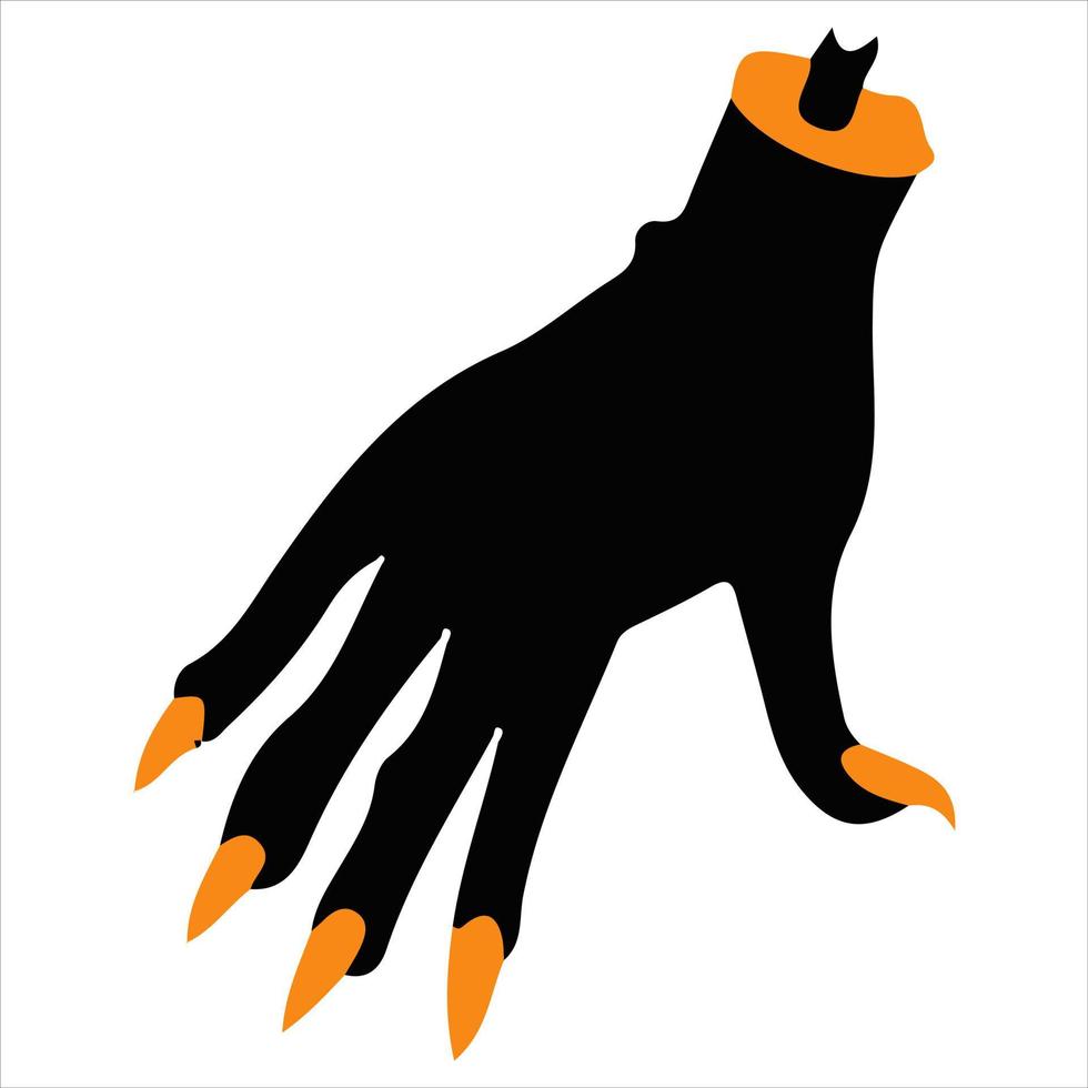 halloween thema icoon. plat grafisch ontwerp. symbool op witte achtergrond. vectorillustratie. vector