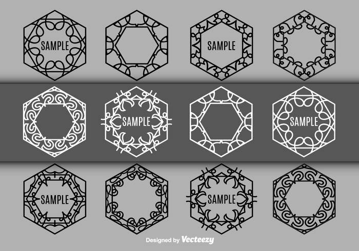 Lineaire frames vector