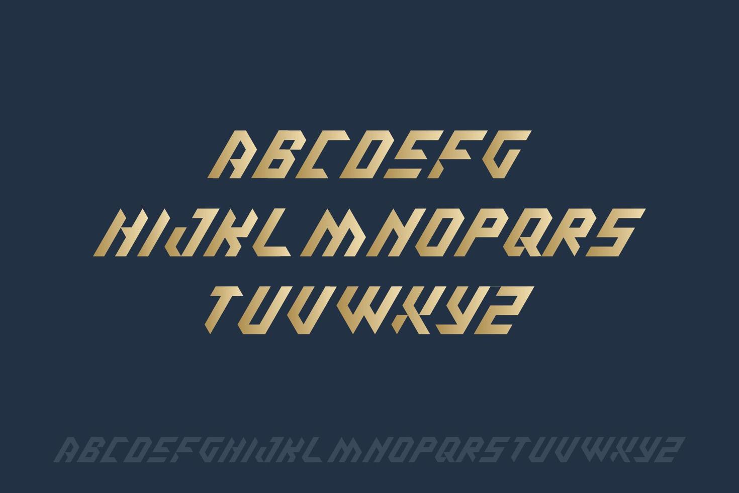 techno alfabet vector lettertype