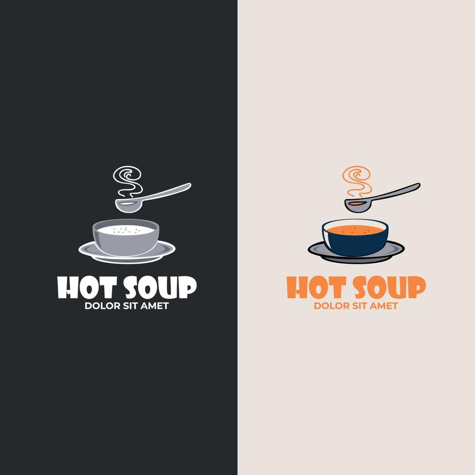 soep logo vector. soep restaurant abstract logo vector