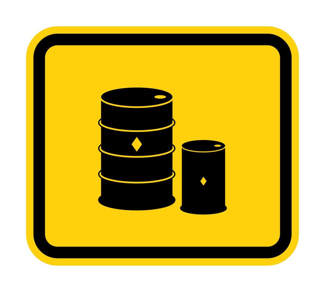 chemische drums zwart pictogram witte achtergrond vector