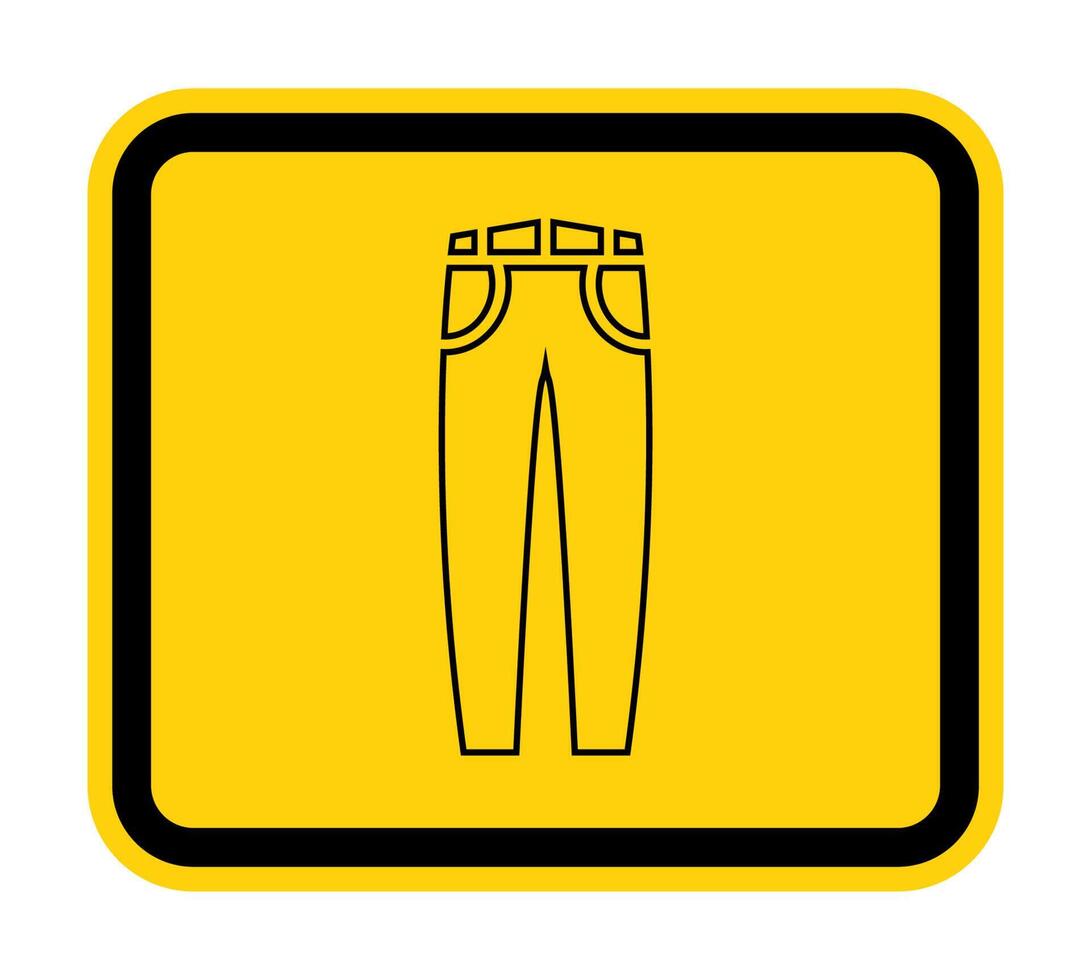 jeans vector pictogram geïsoleerd op een witte achtergrond