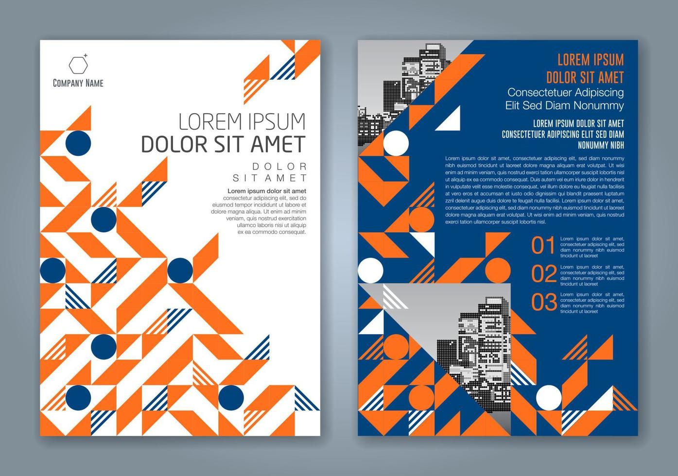 minimale geometrische vormen ontwerpen achtergrond voor zakelijke jaarverslag boekomslag brochure flyer poster vector