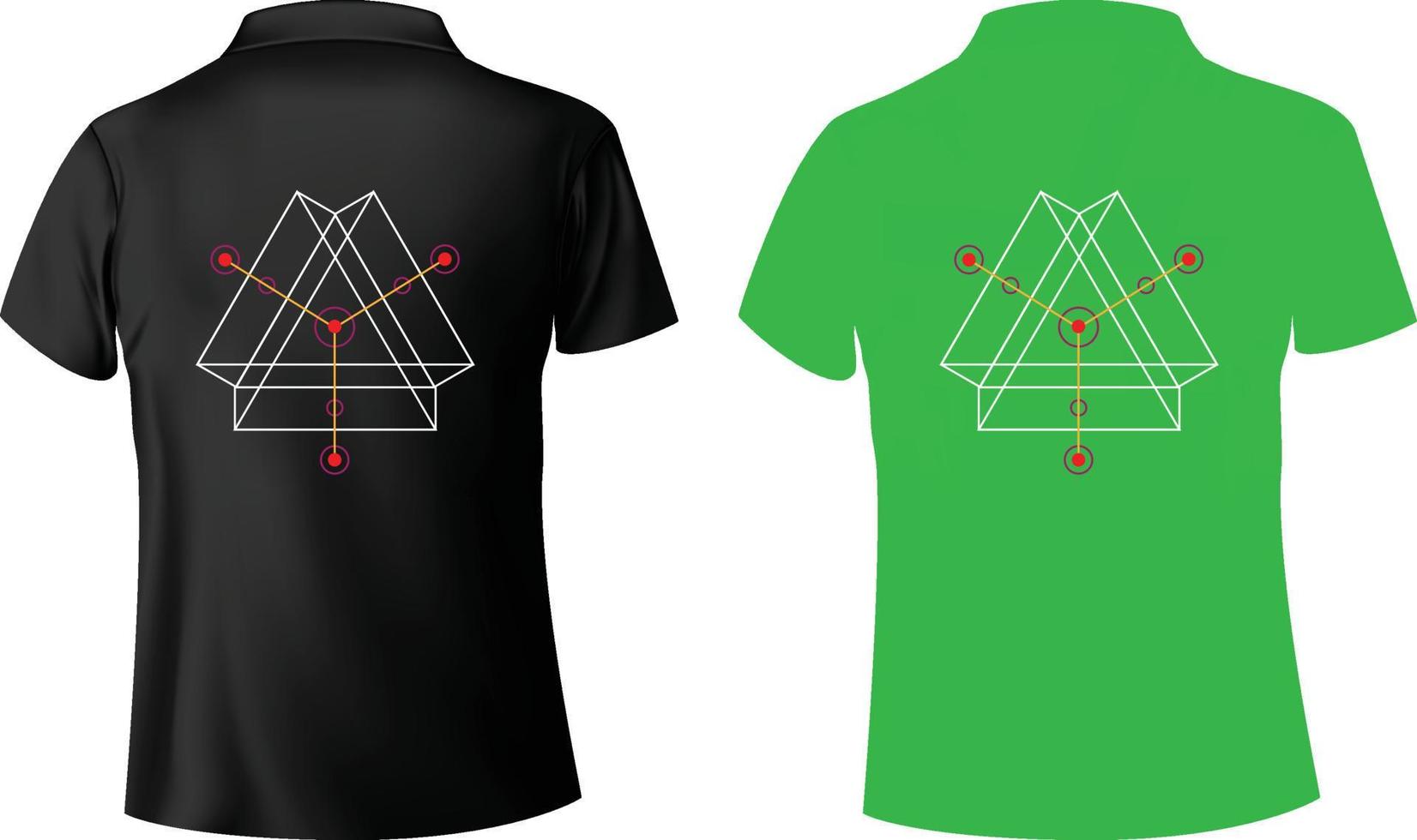 abstract t-shirtontwerp voor bedrijven vector