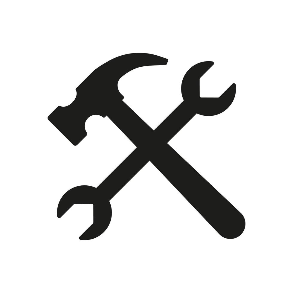 reparatie tools vector teken geïsoleerd op een witte achtergrond