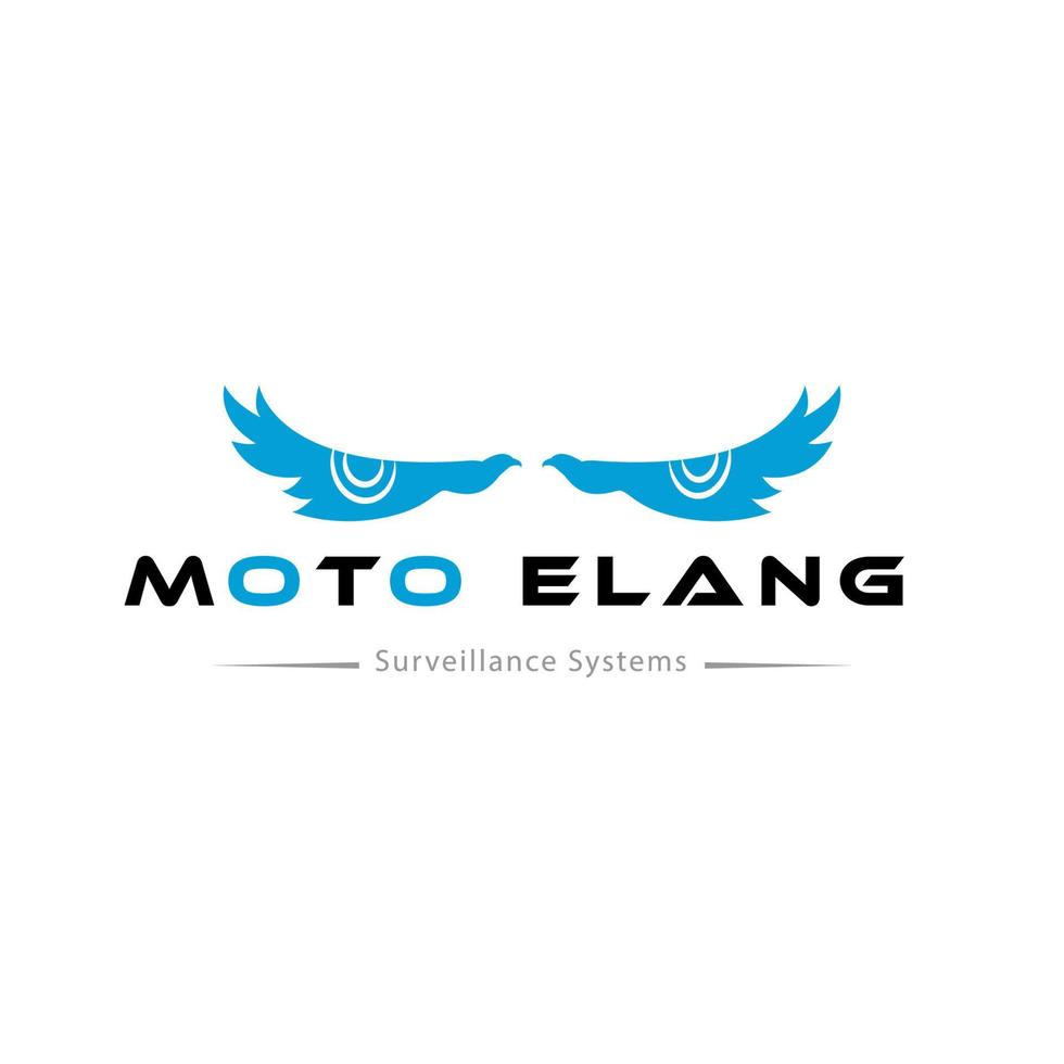 Eagle Eye Surveillance logo ontwerp vector