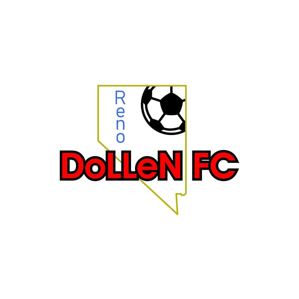 voetbalclub logo vector ontwerpsjabloon