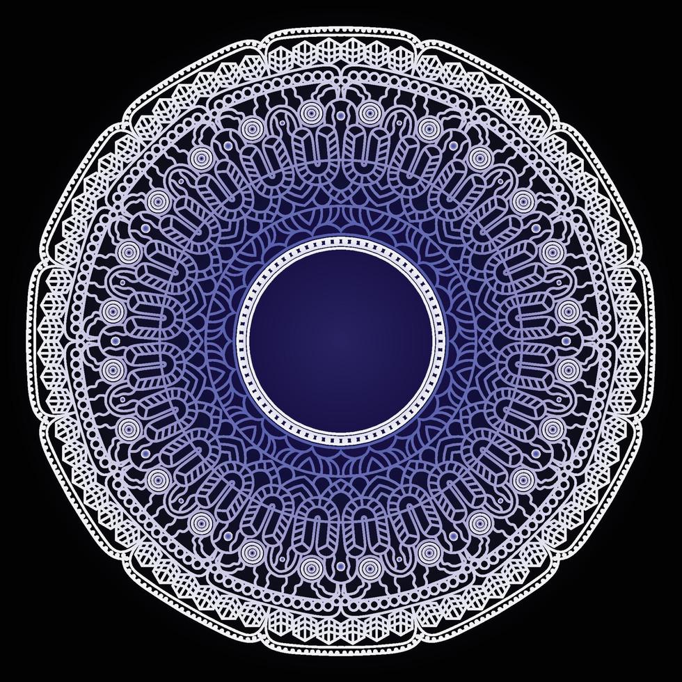 luxe decoratieve mandala ontwerp achtergrond vector