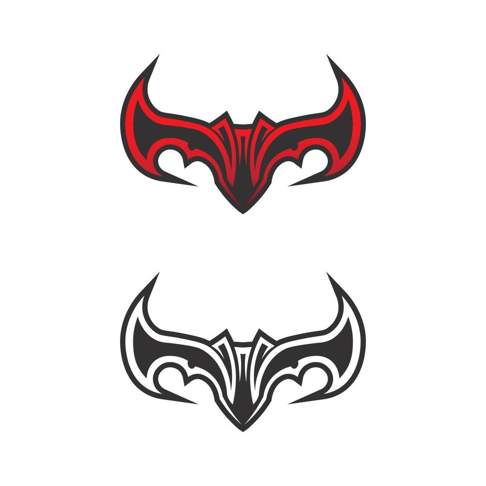 vleermuis logo dier en vector, vleugels, zwart, halloween, vampier, gothic, illustratie, ontwerp vleermuis icoon vector