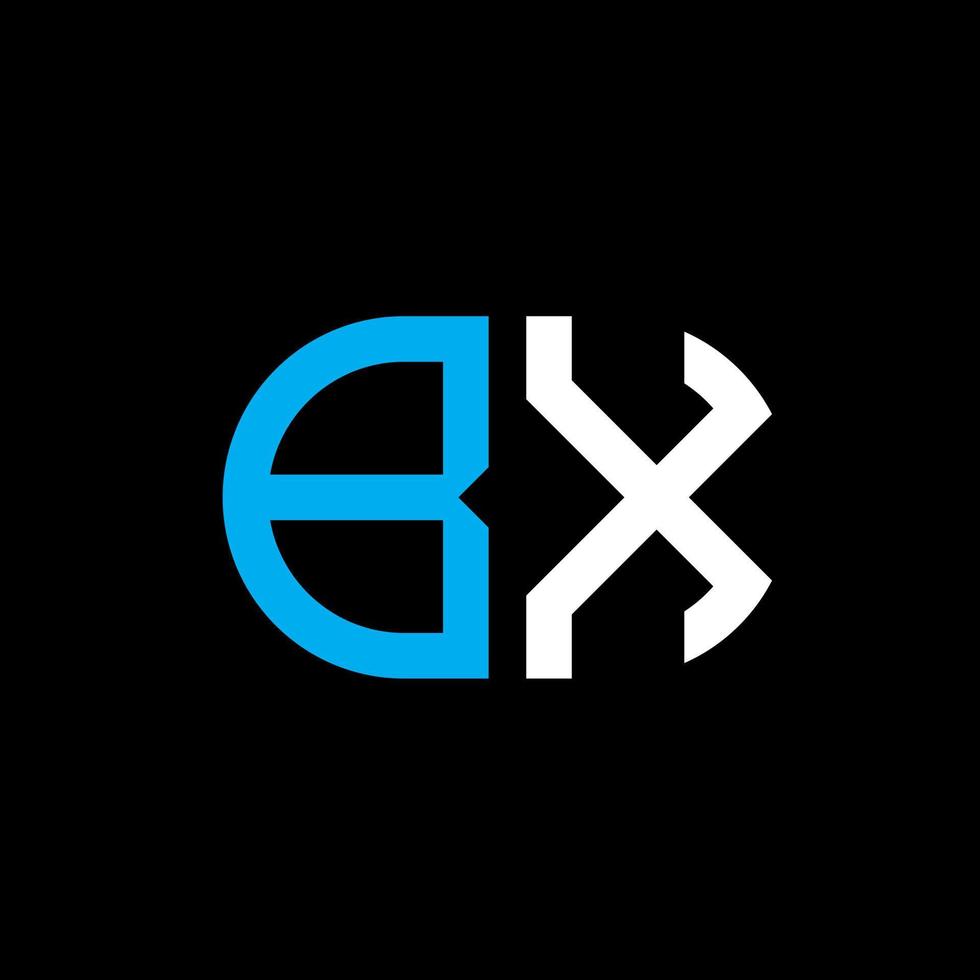 bx letter logo creatief ontwerp met vectorafbeelding vector