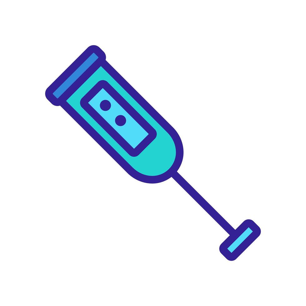 functionele elektrische kronen pictogram vector overzicht illustratie