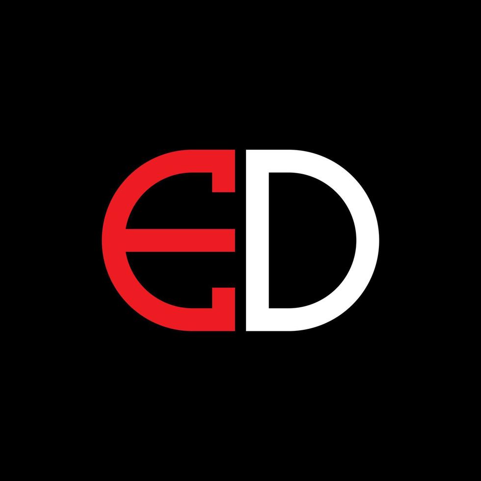 eo letter logo creatief ontwerp met vectorafbeelding vector