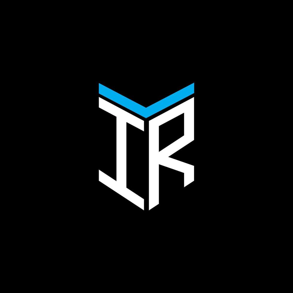 ir letter logo creatief ontwerp met vectorafbeelding vector