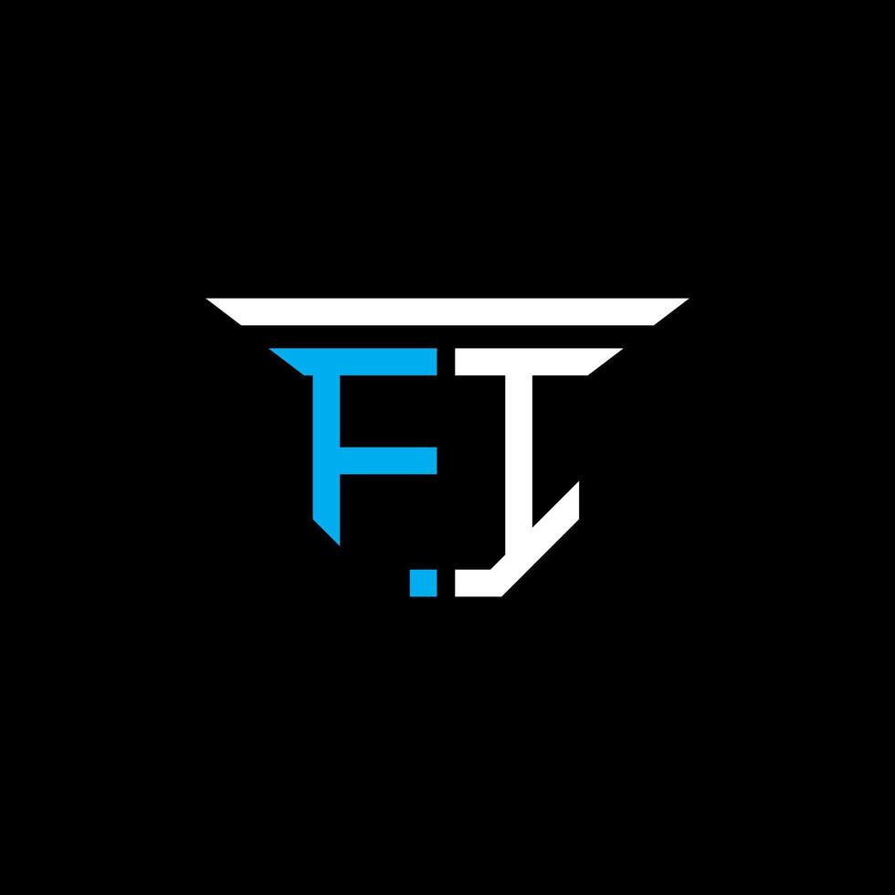 fi letter logo creatief ontwerp met vectorafbeelding vector