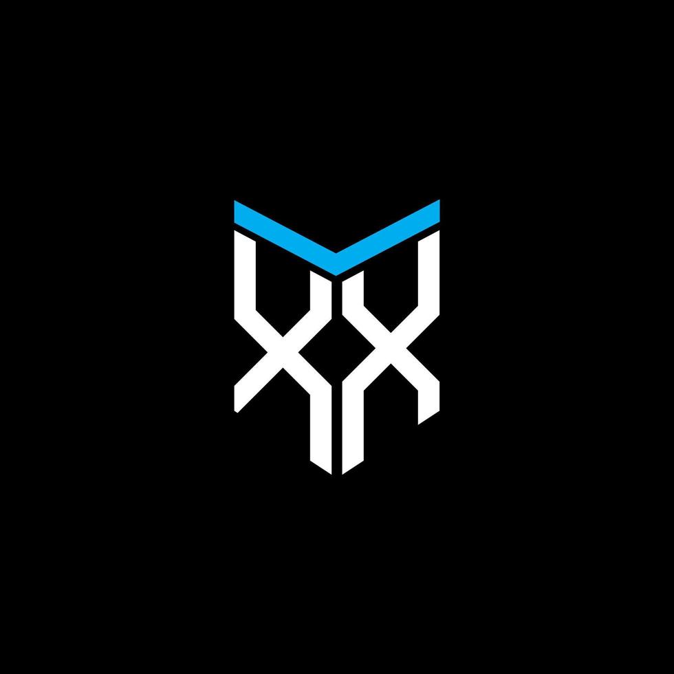 xx letter logo creatief ontwerp met vectorafbeelding vector