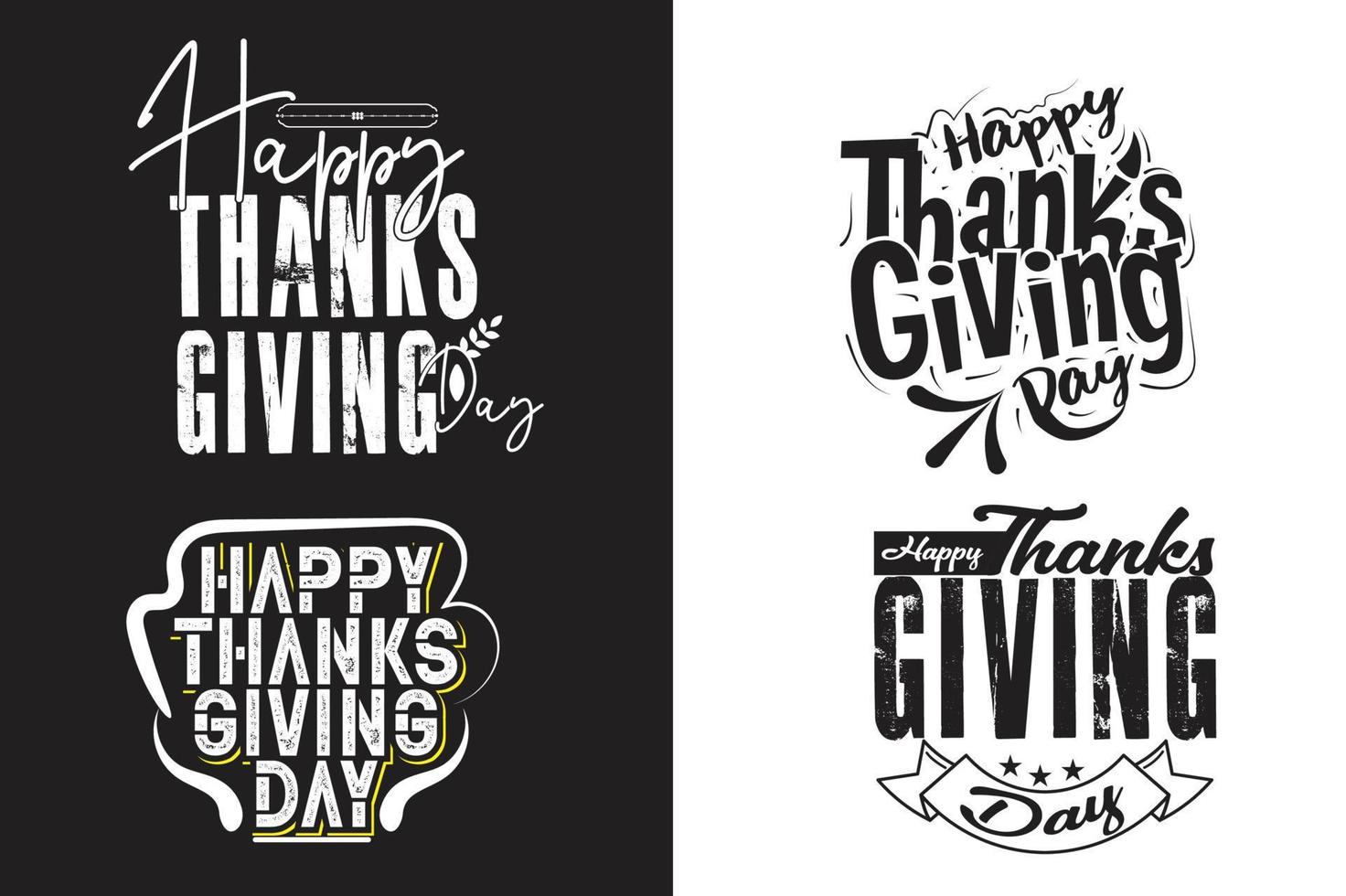 happy thanksgiving day t-shirtontwerpbundel vector